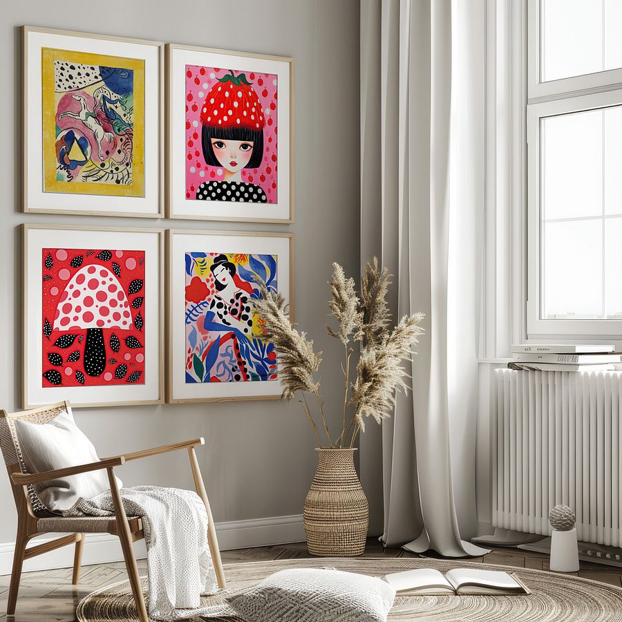 Eclectic Gallery Wall Set of 13 Surreal DIGITAL Prints product image (5)