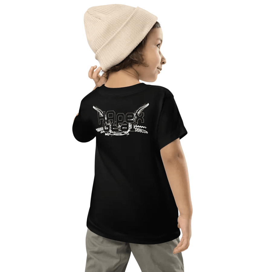 Toddler T-Shirt - Black HApex Gear Black Logo product image (7)