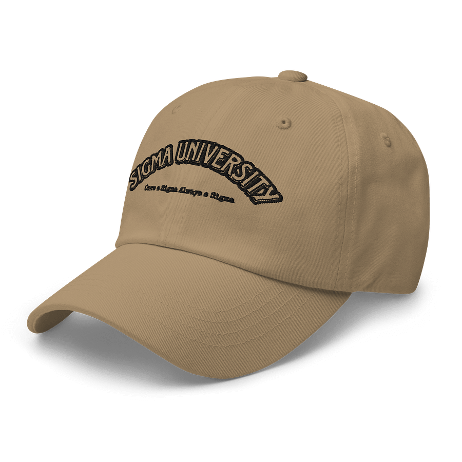 Sigma University Hat (Black Text) product image (9)