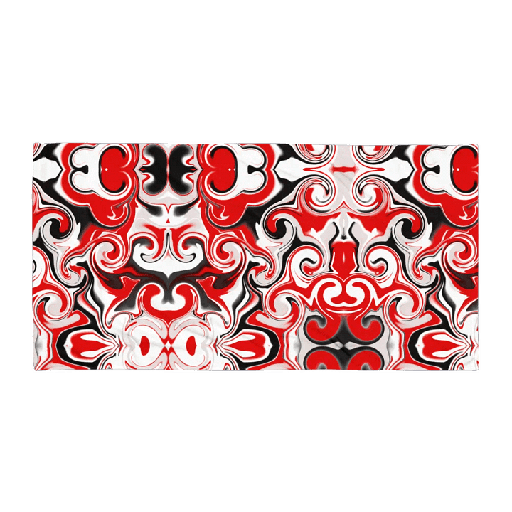 Red Swirl Sublimated Towel product image (2)