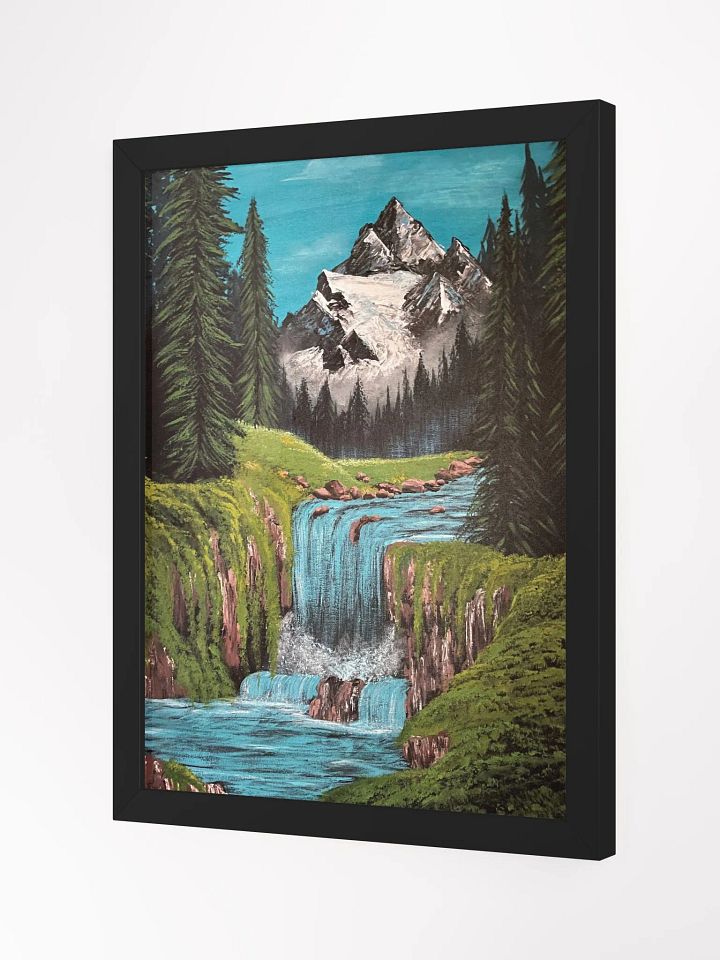 Framed Valley Waterfall Print product image (2)