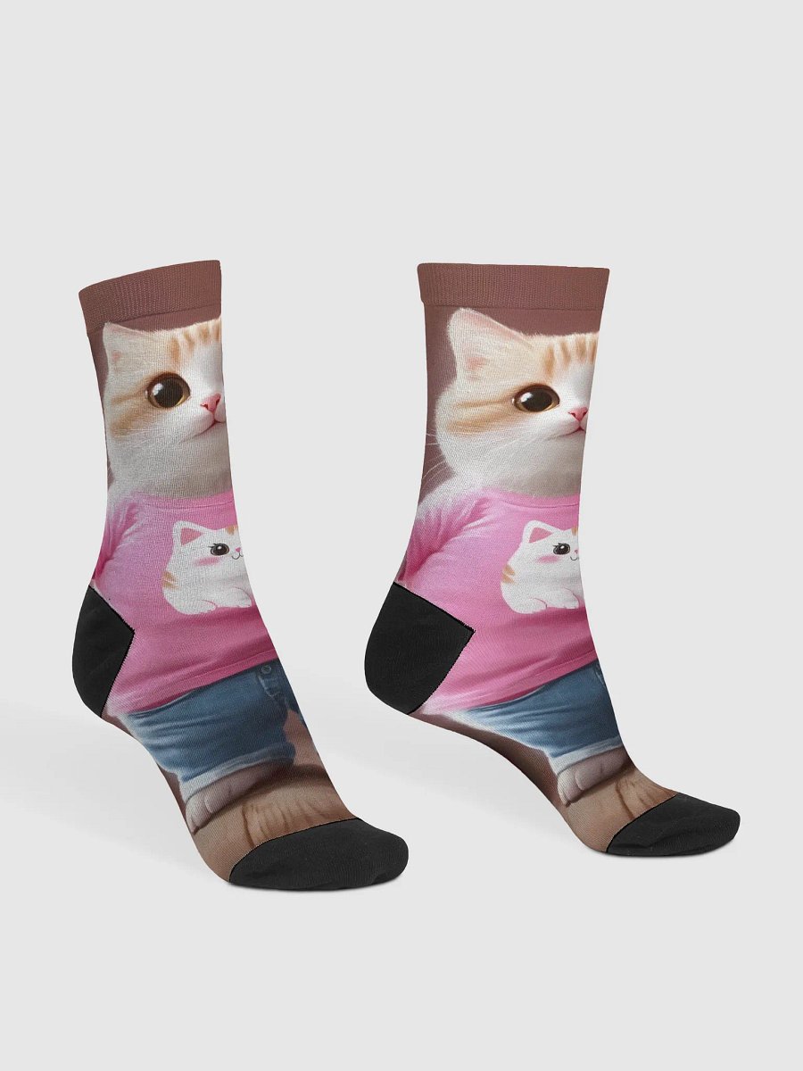 Cute Cat Sustainable Socks / pet.dance.lovers product image (3)
