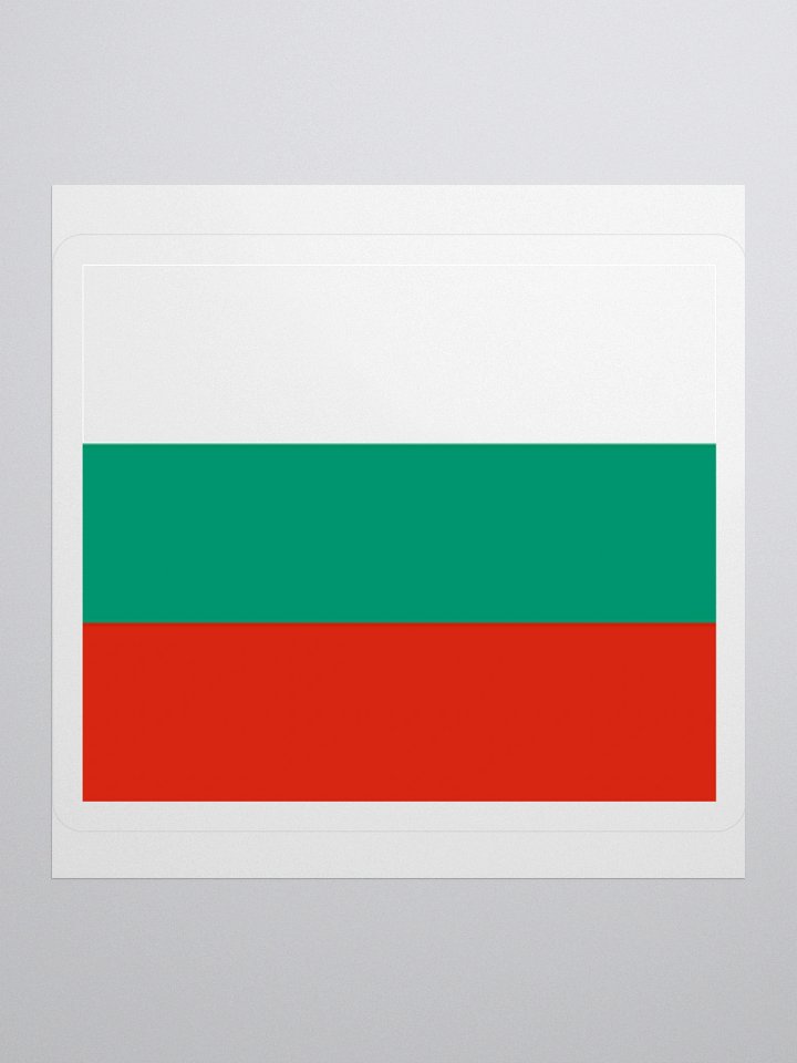 Exclusive Bulgaria Flag Kiss-Cut Stickers - High-Quality Vinyl, Multiple Sizes product image (2)