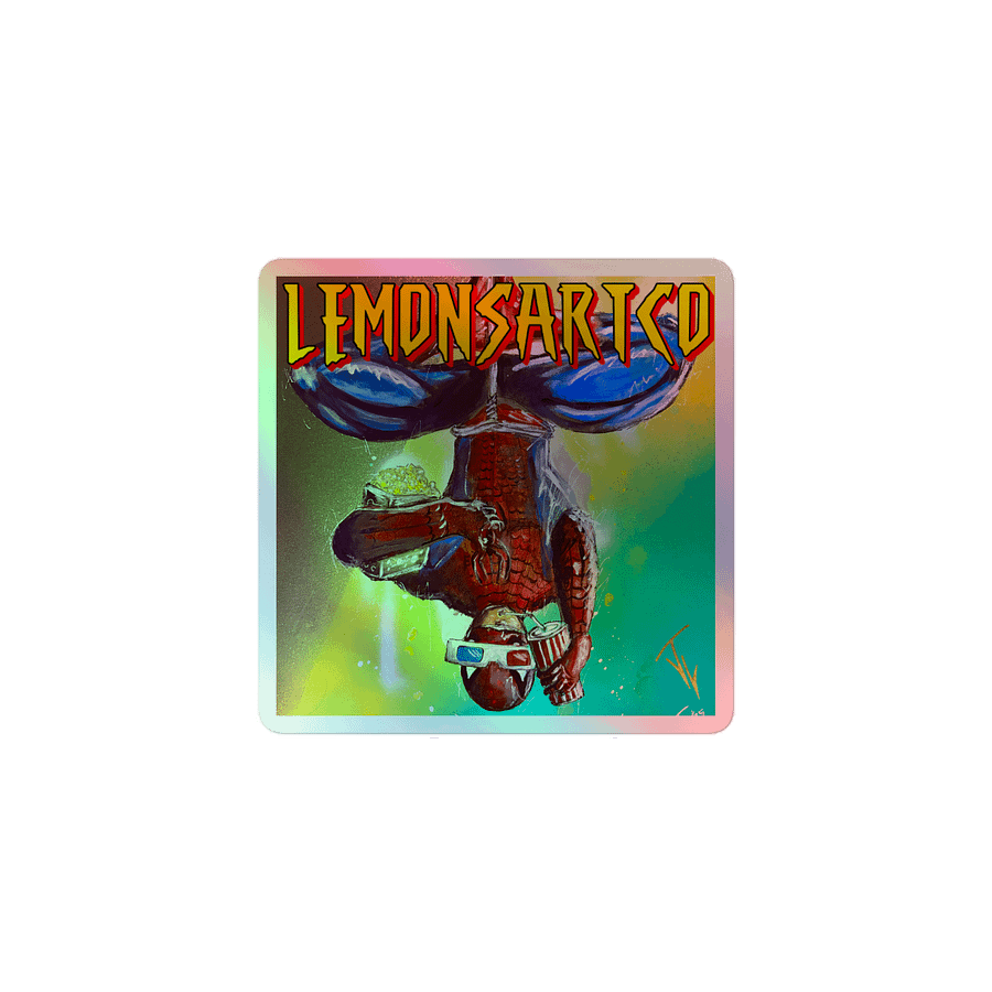 LemonsArtCo Holographic Spider Man Sticker Set product image (1)
