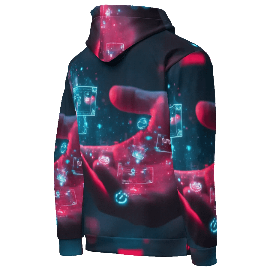 Digital Holographic Unisex Hoodie product image (9)