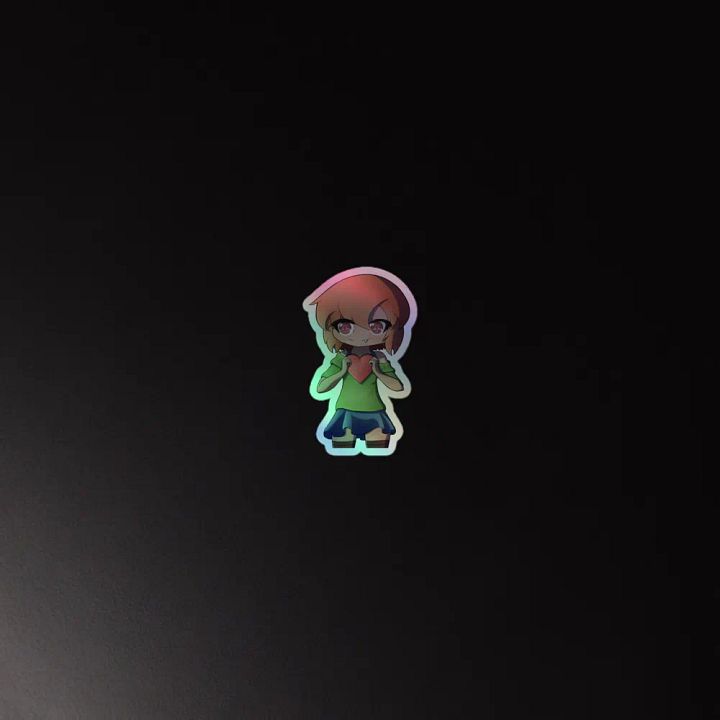 Miko Holding Heart Holo-Sticker! product image (4)