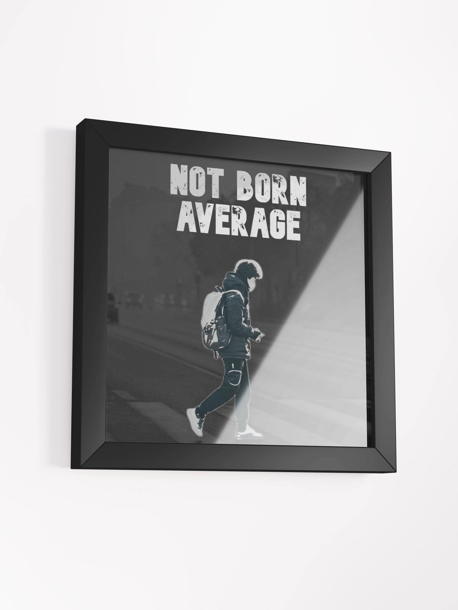 Not Born Average Hooded Streetwear Poster product image (11)