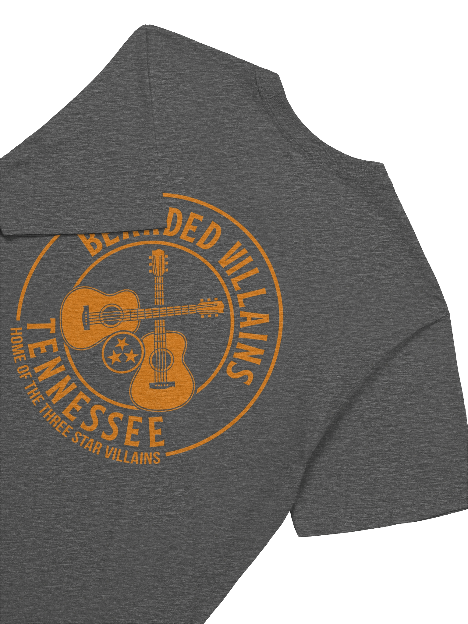 TSV Bearded Villains Tennessee T-Shirt | Bold Vols Guitar Design | Brotherhood & Southern Pride Tee product image (8)