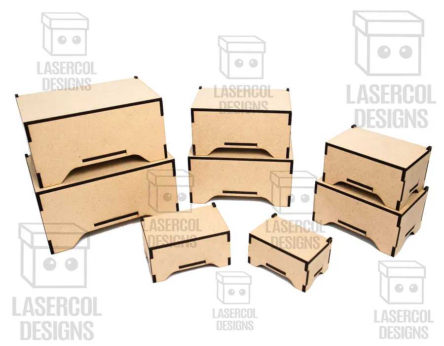 Boxes Set 8 (8 sizes) - Laser Cut Files product image (6)