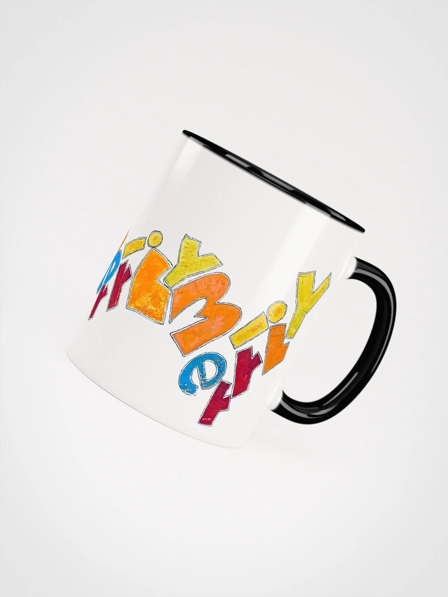 Merrily Merrily Merrily Ceramic Mug with Color Inside product image (4)