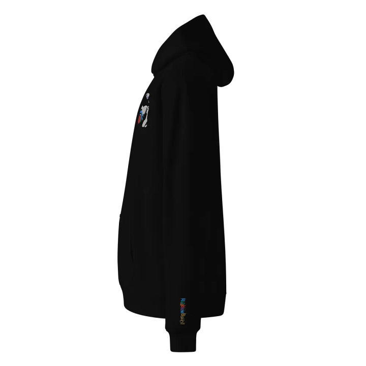 RainbowBeard Embroidered Pocket and Sleeve Logo Oversize Hoodie product image (2)
