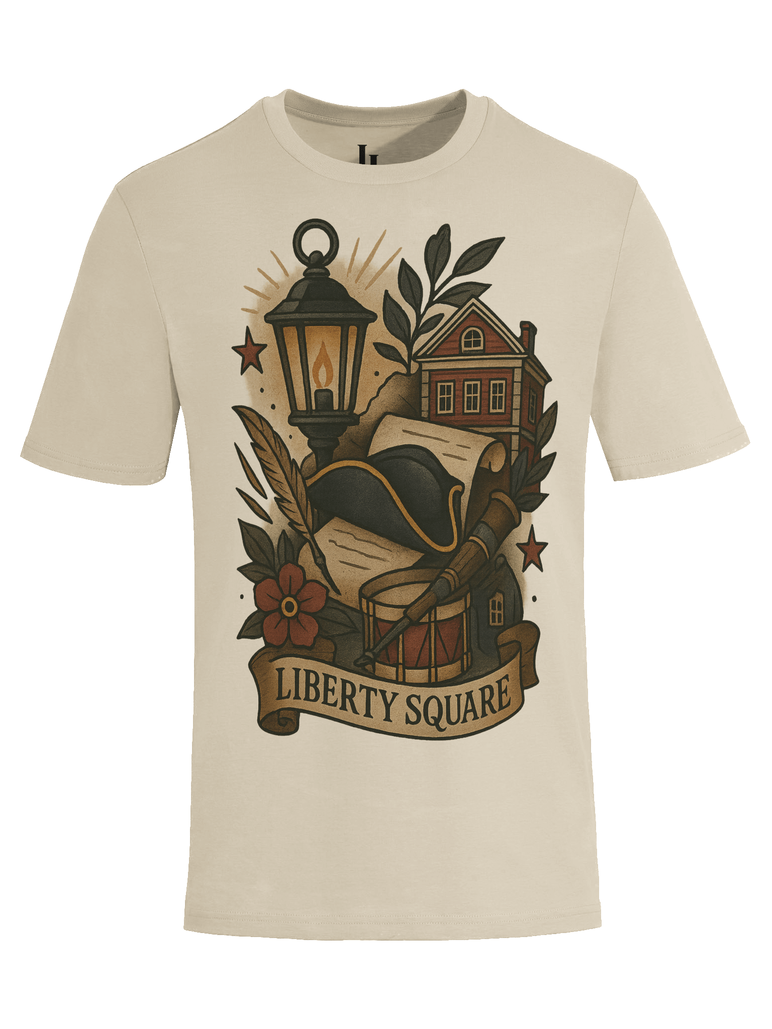 Neo-Traditional Liberty Square Tee product image (8)