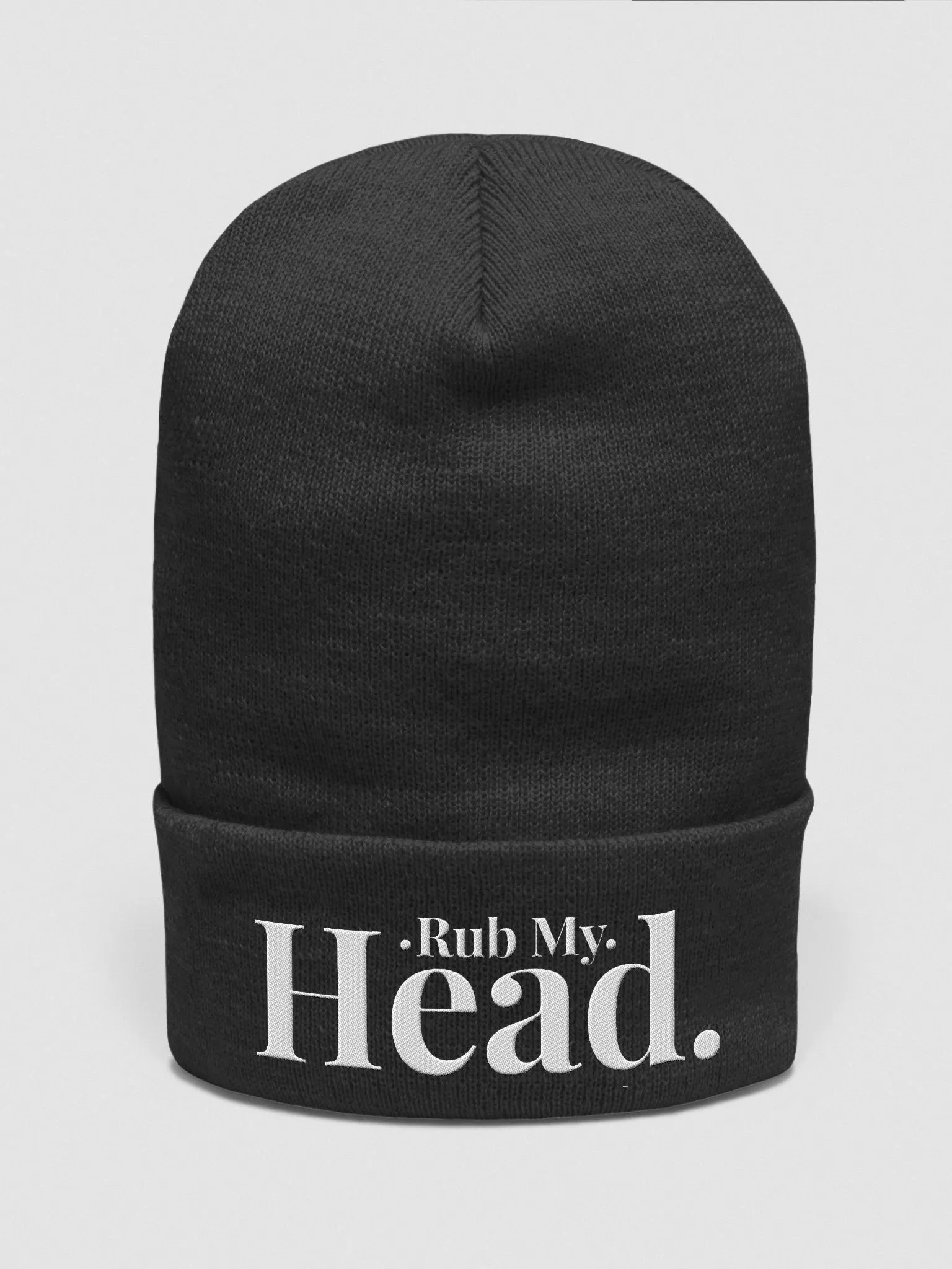 Rub My Head Yupoong Cuffed Beanie product image (2)