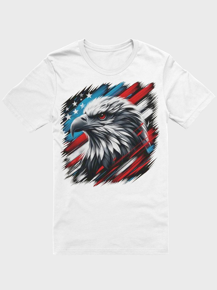 American Eagle 250 Years Independence Tee | USA Semiquincentennial 2026 | Patriotic Flag Brush Stroke | T-Shirt product image (34)