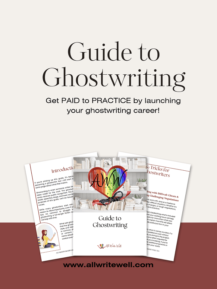 Guide to Ghostwriting product image (1)