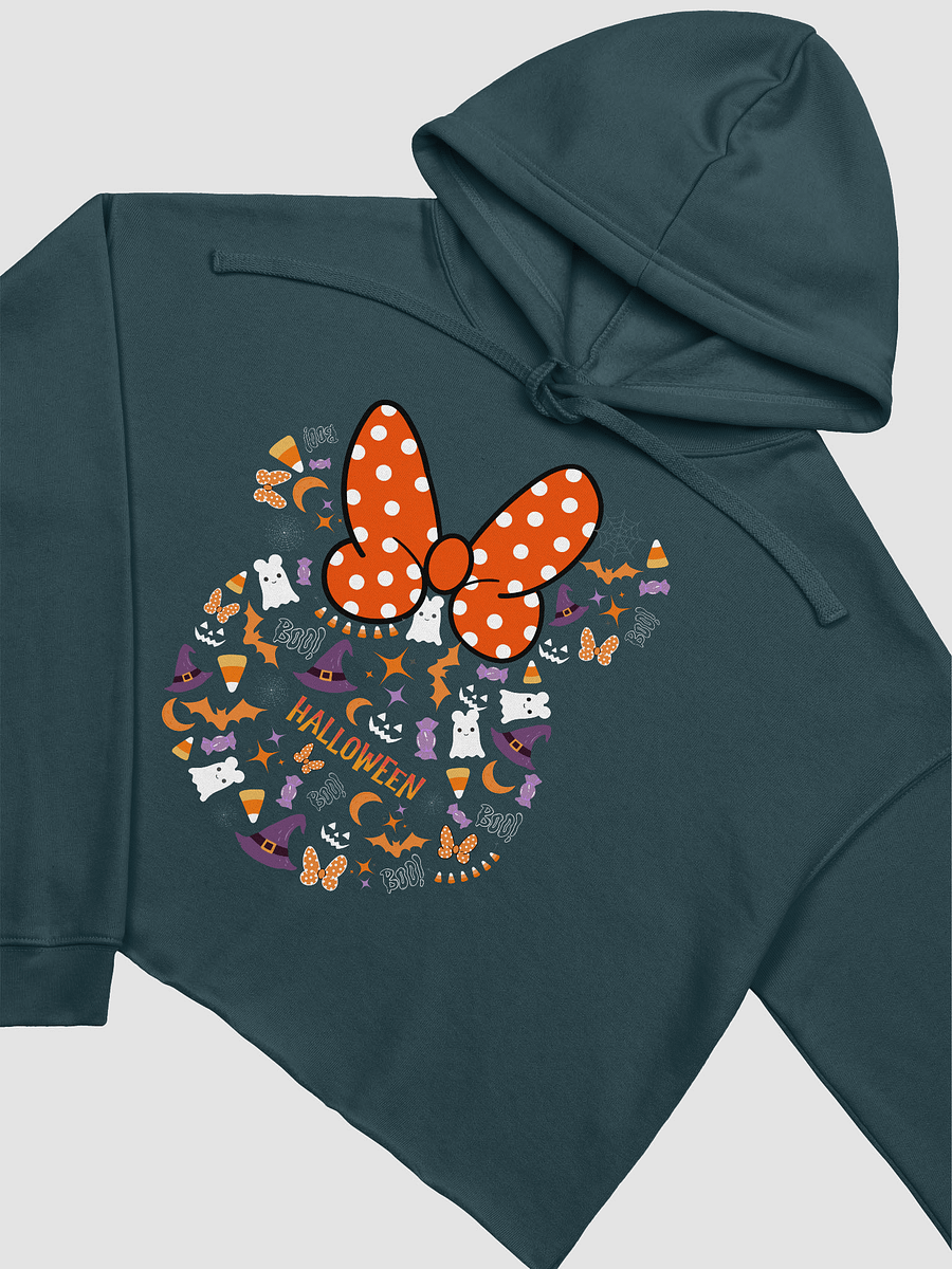Disney Halloween Minnie Mosaic Crop Hoodie. product image (11)