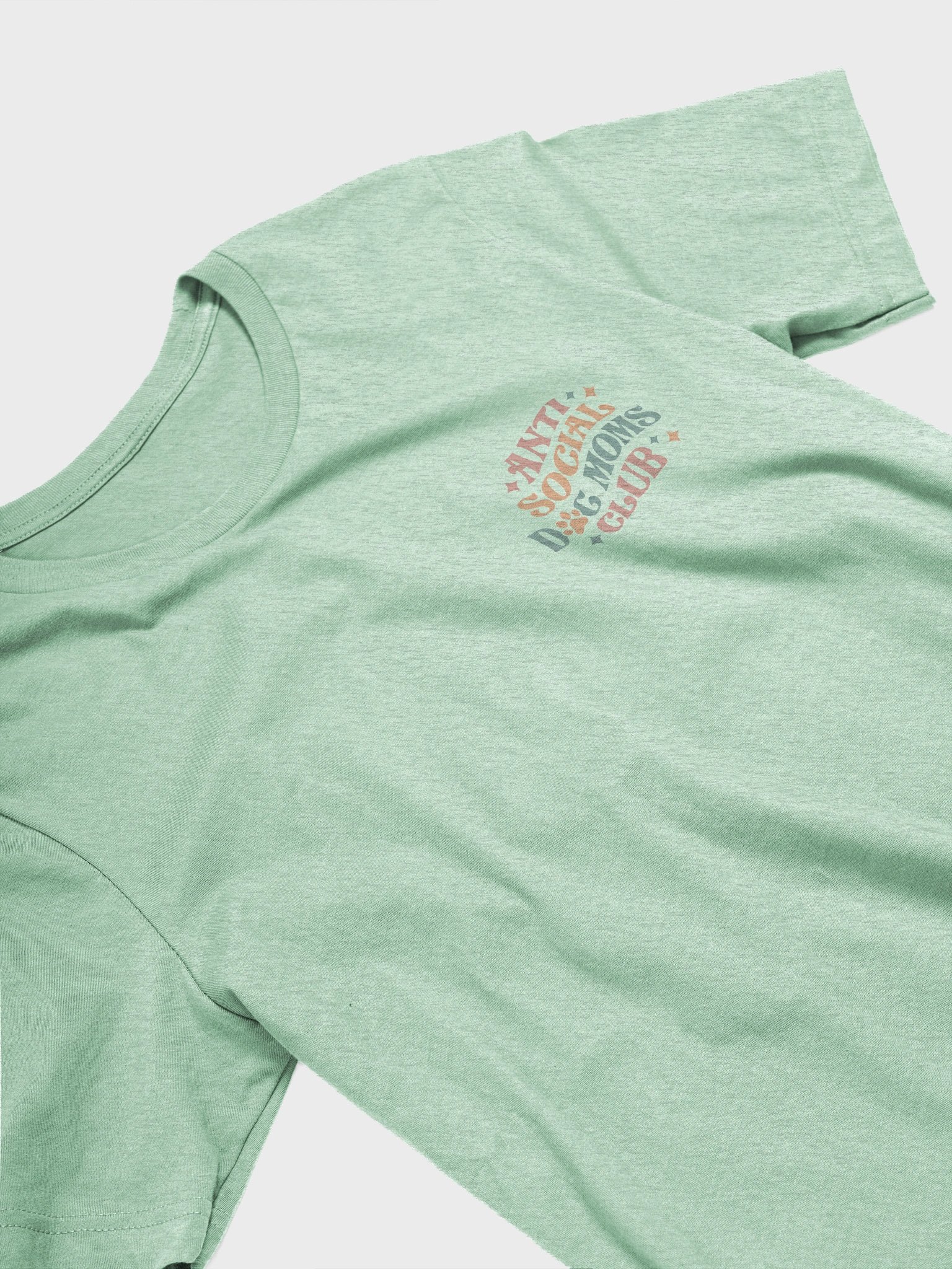Anti Social Dog Mom Print T-Shirt product image (3)