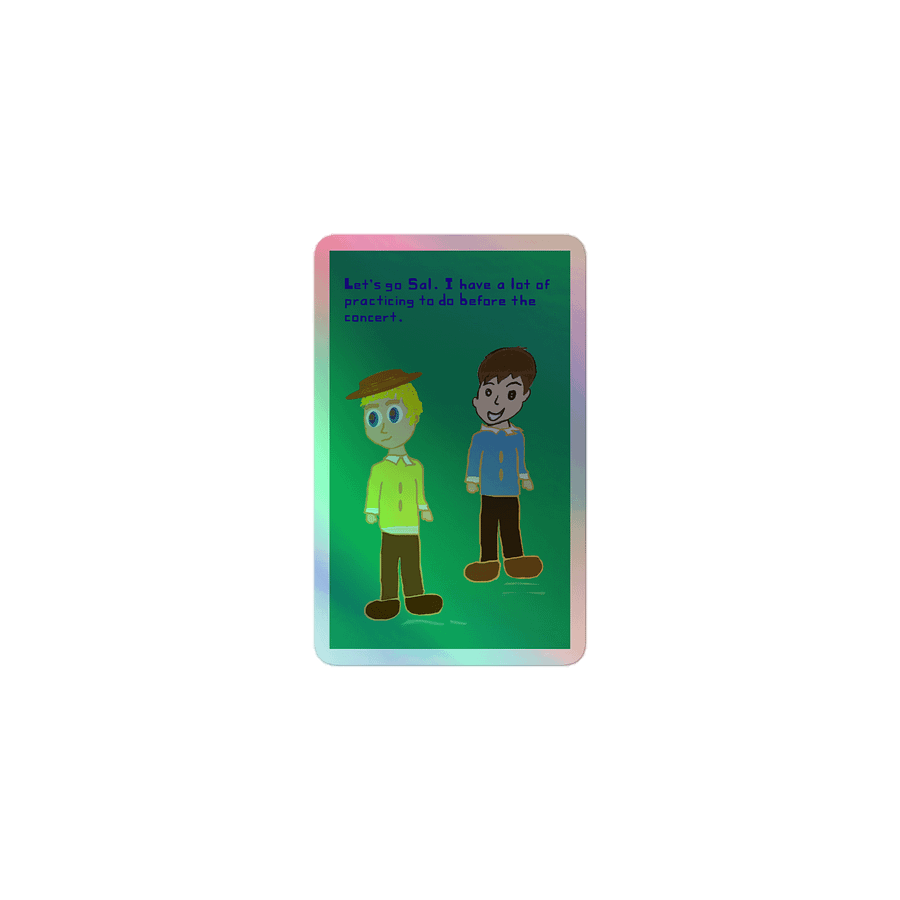 Practice Makes Perfect Holographic Sticker Set product image (1)