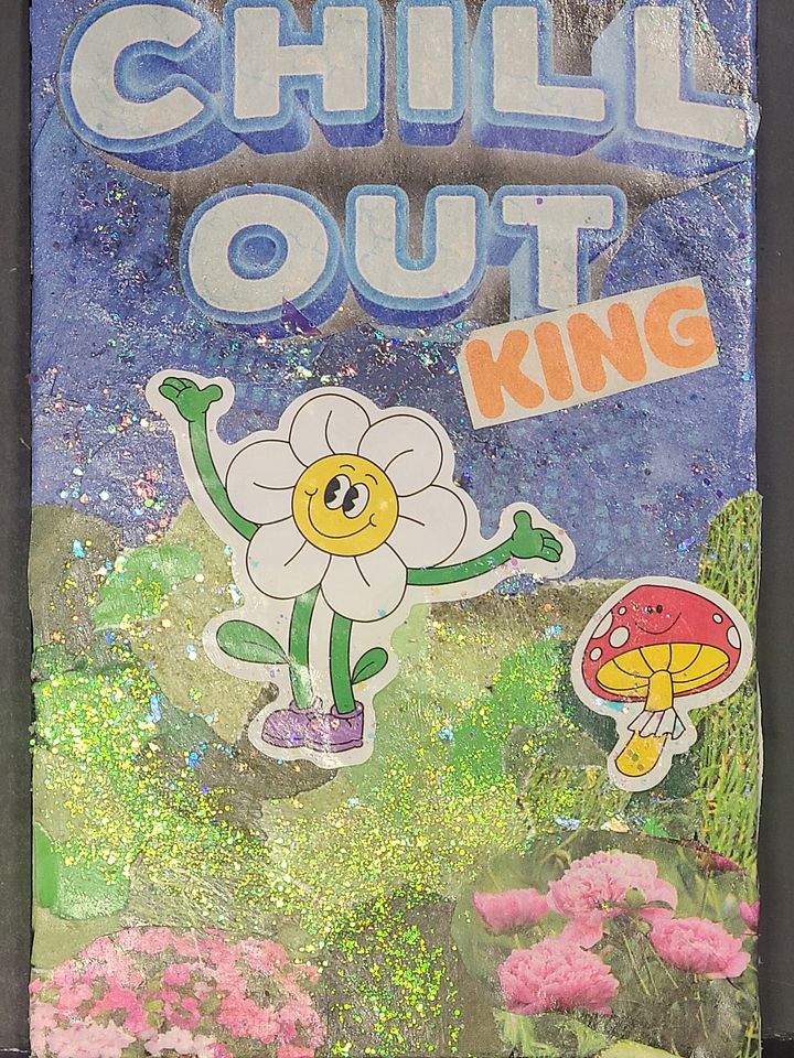 Chill Out King 4x6 mini canvas product image (2)