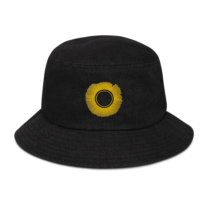 Denim Sunflower Seeds Bucket Hat product image (1)