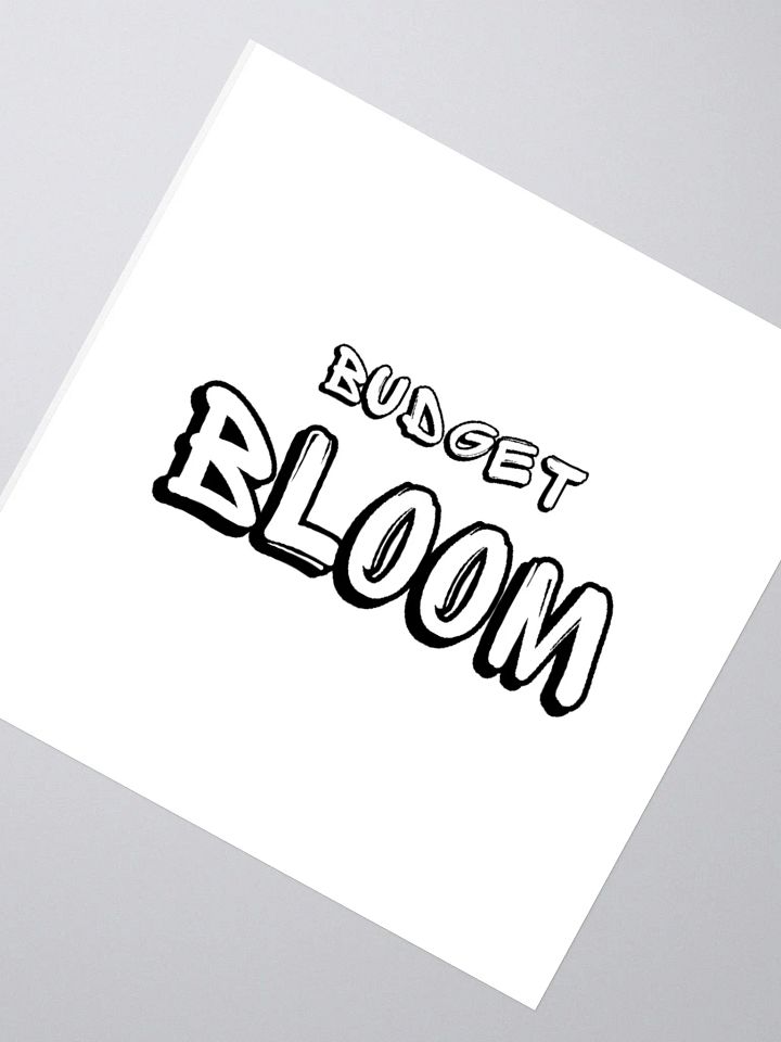 Budget Bloom stickers product image (2)