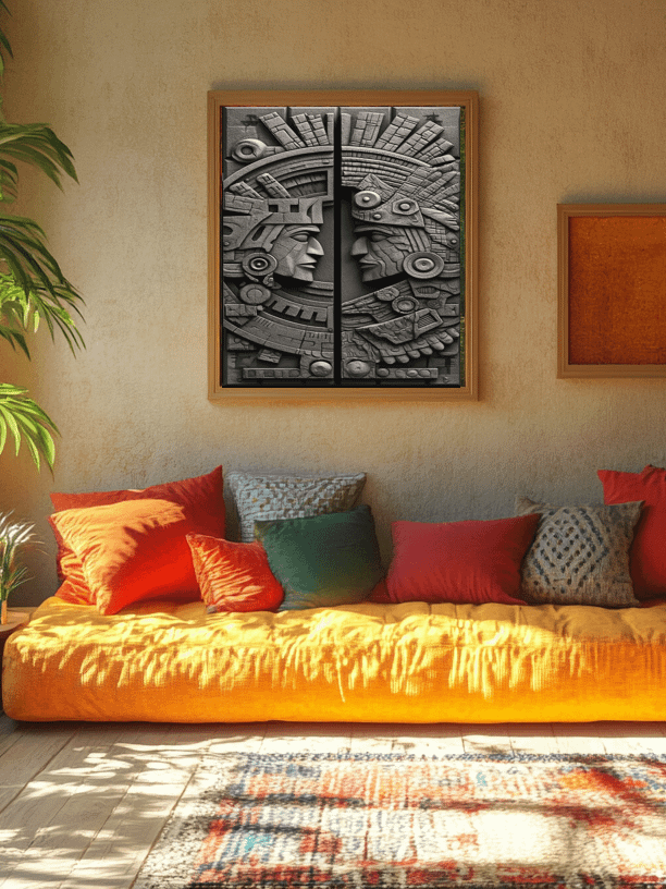 Mesoamerican Majesty Matte Unframed Wall Art Paper Canvas product image (18)