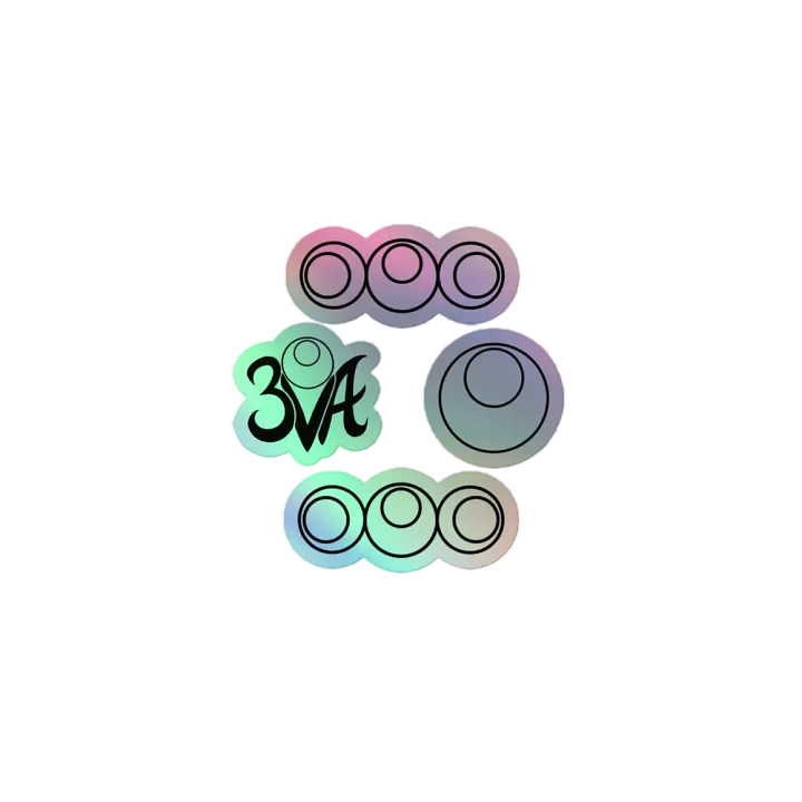 Holo Moonie Logo Stickers! product image (1)