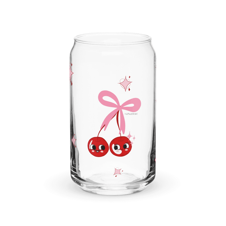 CHERRY BUNCH GLASS W/STRAW product image (1)