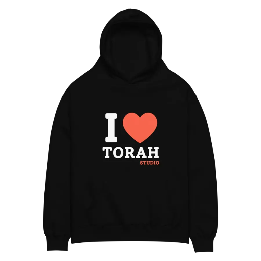 I [HEART] Torah Hoodie product image (2)