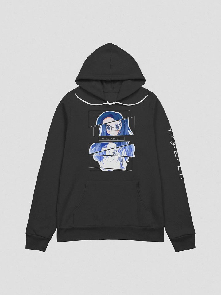 sophiabot shattered hoodie black product image (1)