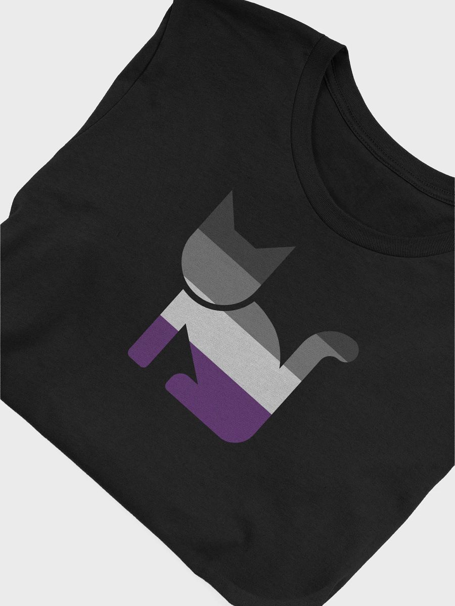 Ace Pride Cat T-Shirt (Horizontal Flag) product image (10)