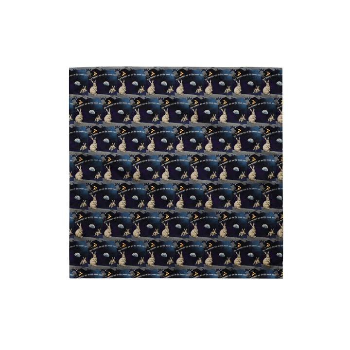 KC, Bunnies on the Moon, Bandanna product image (1)