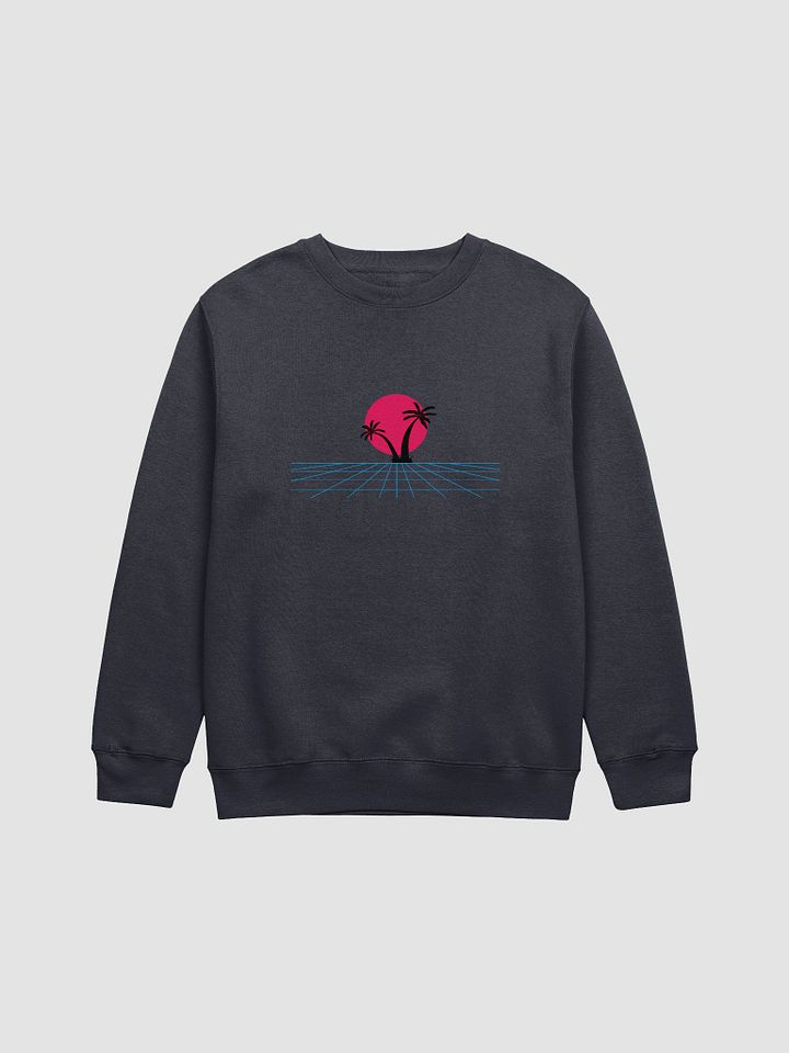 Retro Sunset Palm Crewneck Sweatshirt product image (1)