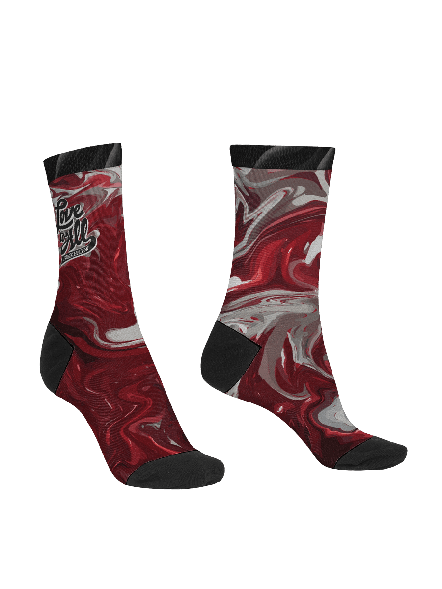 L2A Red Ink Crew Socks product image (2)