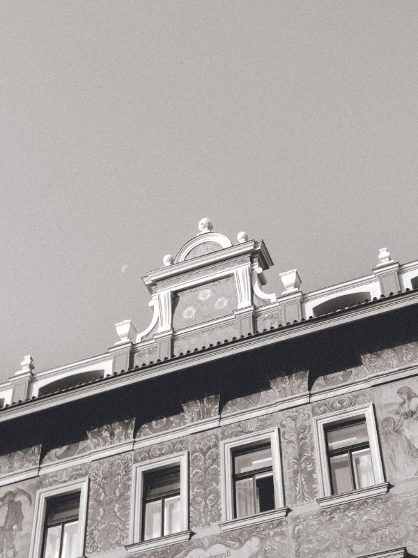 Buildings of Prague III - Black & White Photo product image (1)