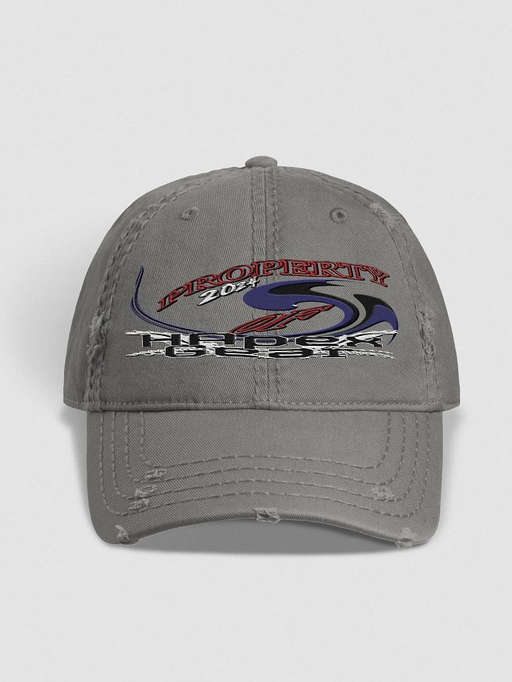 Distressed Dad Hat - Embroidered - Property Of HApex Gear 2024 product image (1)