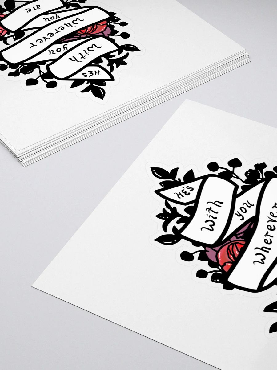 Wherever You Are White Sticker product image (4)