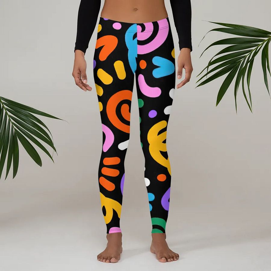 Whimsical Spirals All-Over Leggings product image (3)