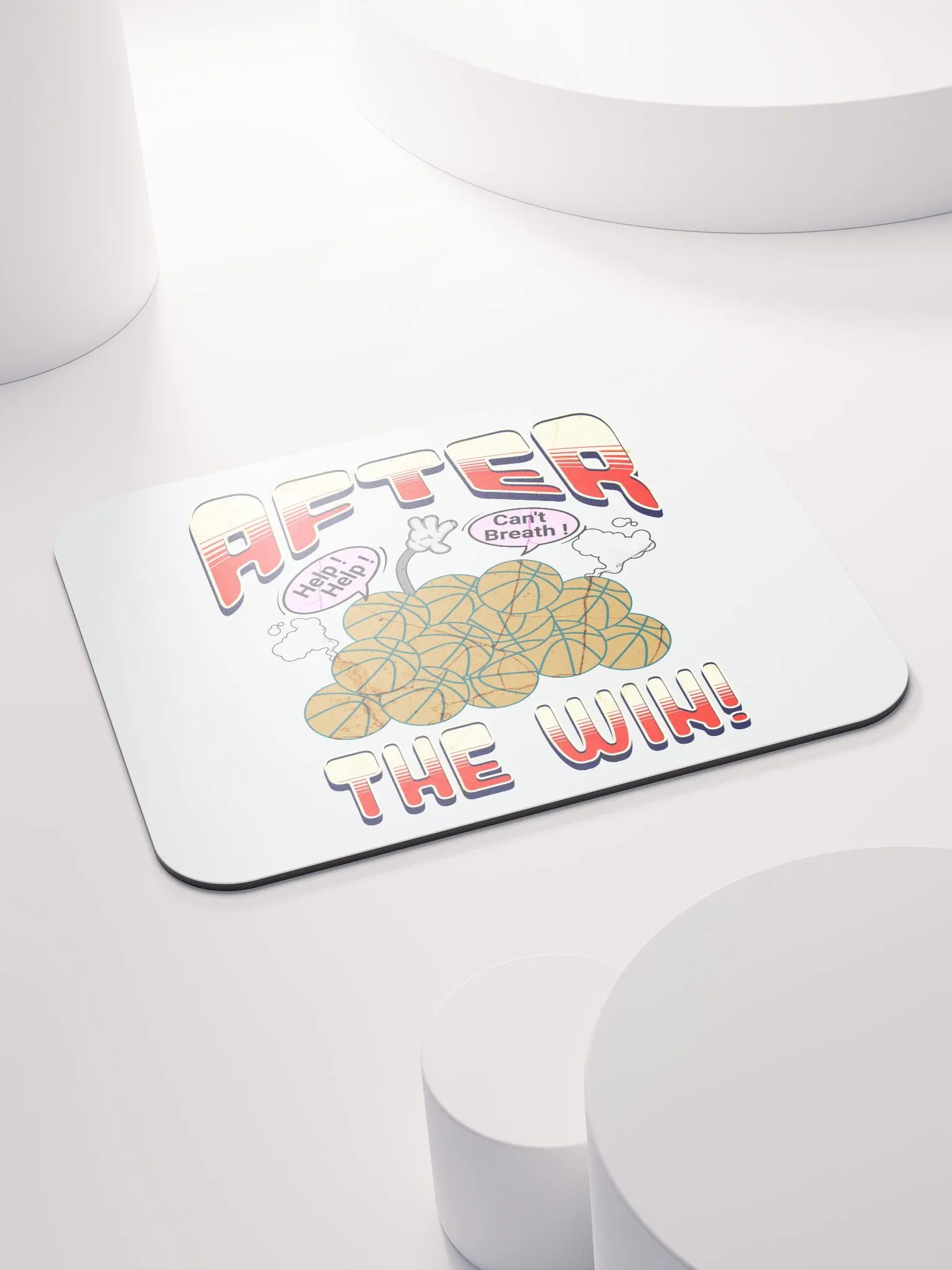 After The Win Basketball Hoops Madness Mouse Pad product image (4)