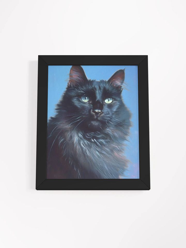 Ethereal Gaze - Framed Matte Cat Poster product image (2)