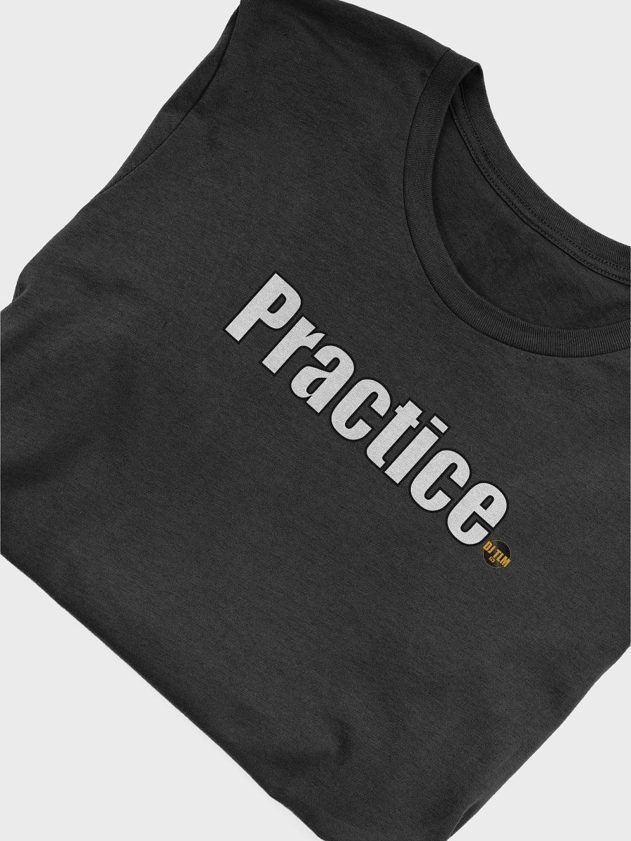 Practice Tee (white print) product image (5)