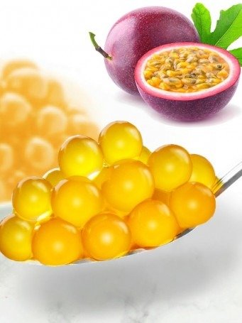 Passion Fruit/Mango/Strawberry Popping Boba Kit product image (2)