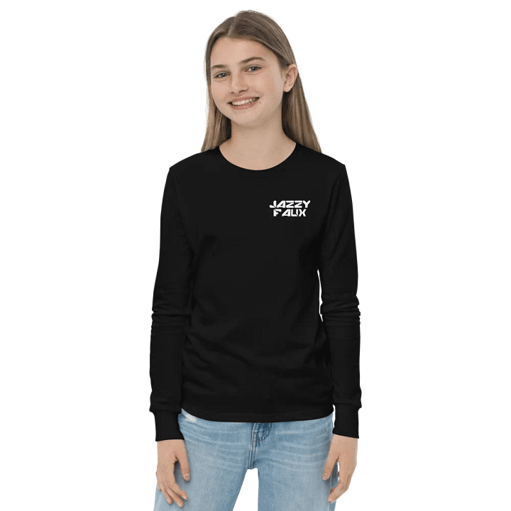 Kids Size "JazzyFaux" Long Sleeve T-Shirt product image (2)