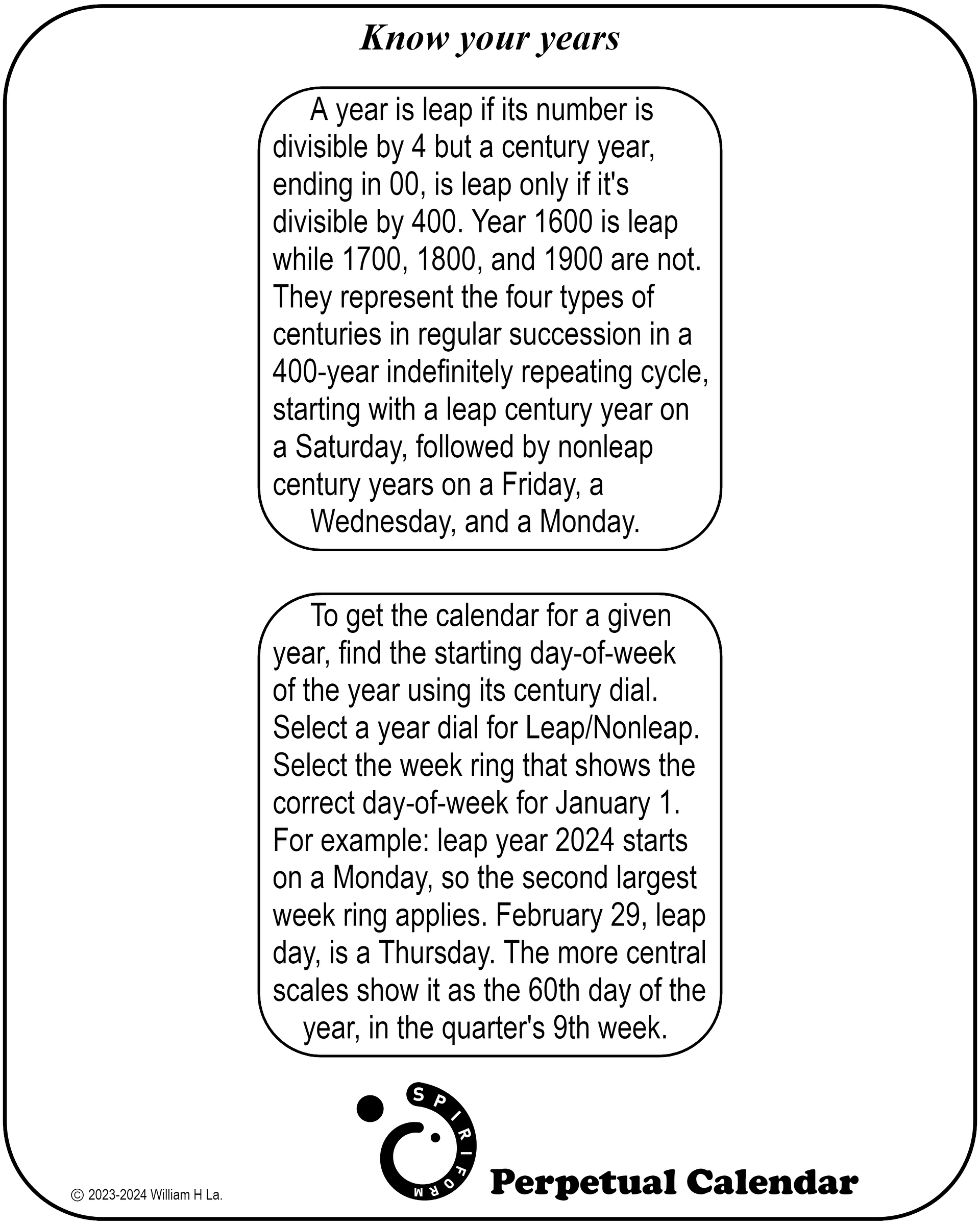 Perpetual Calendar .PNG Download Files product image (2)