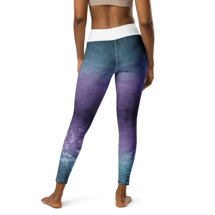 Blue Wildflowers Leggings product image (2)