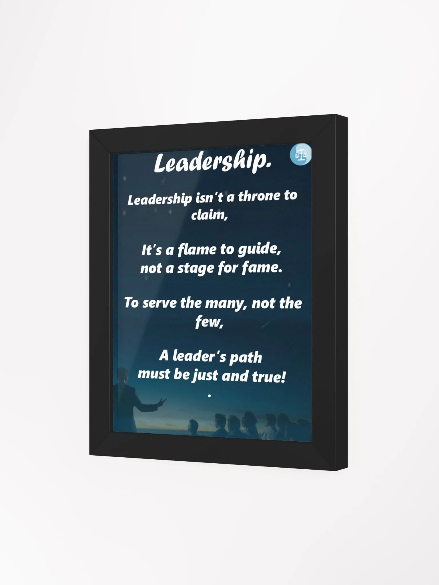 Flame of Leadership Framed Poster product image (7)