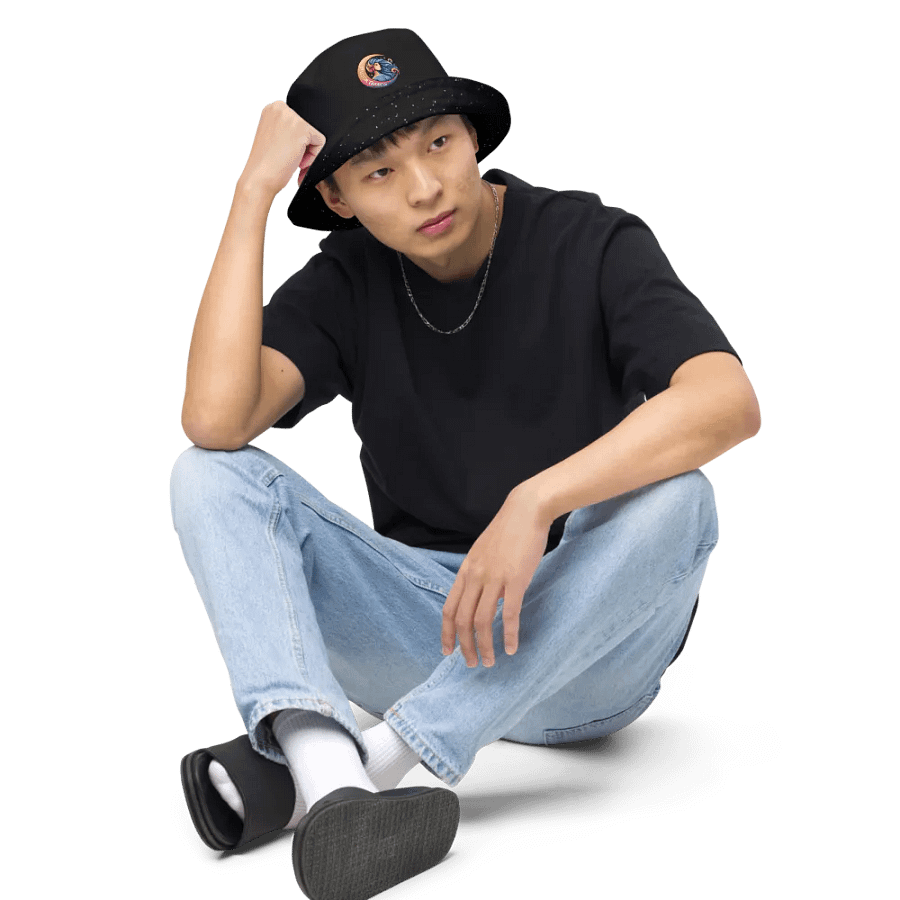 Celestial Crescent Moon Reversible Bucket Hat product image (9)