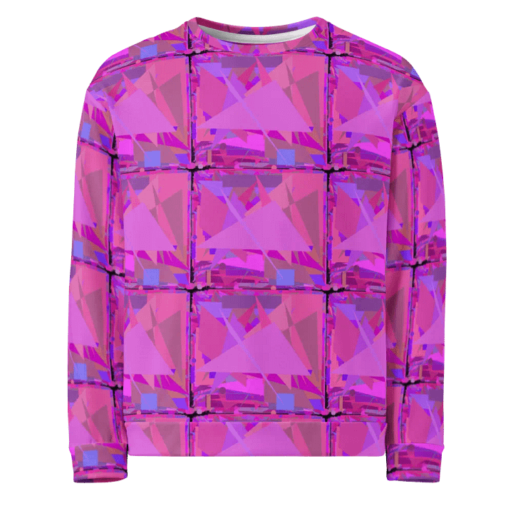 Anti AI Urban Camouflage Sweater - PINK (Unisex) product image (1)
