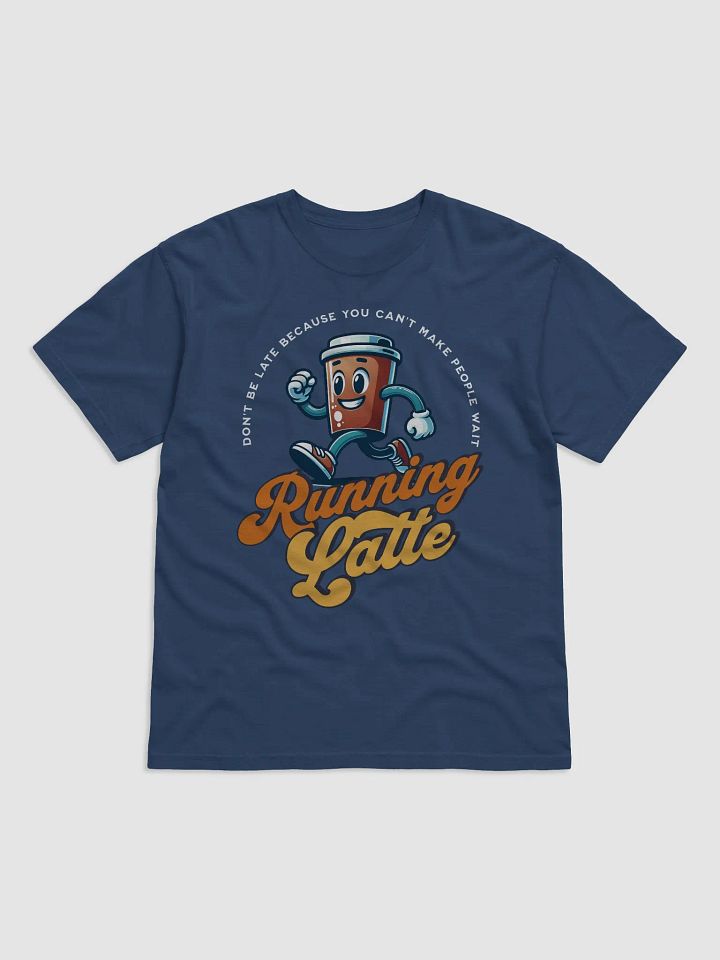 Running Latte Character T-Shirt product image (1)