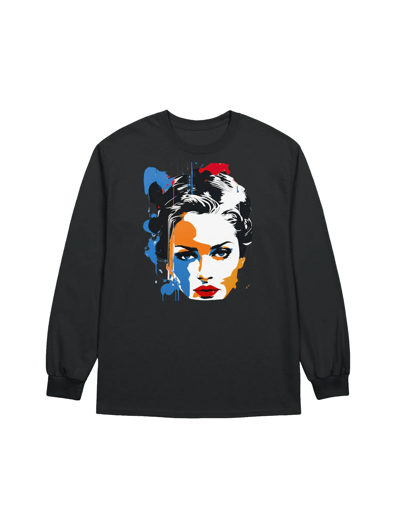 Abstract Girl - Gildan Ultra Cotton Unisex Long Sleeve T-Shirt product image (2)